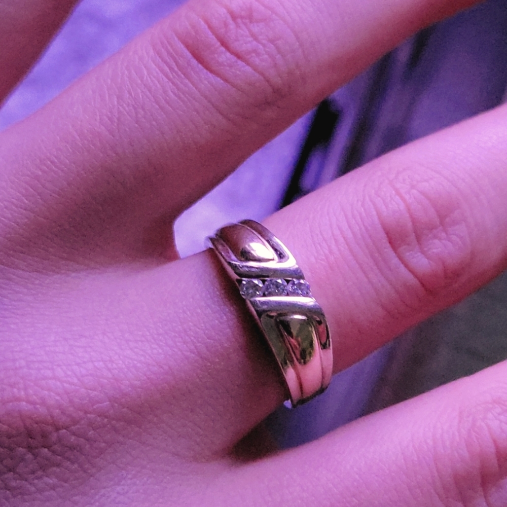 14k men's men's diamond ring